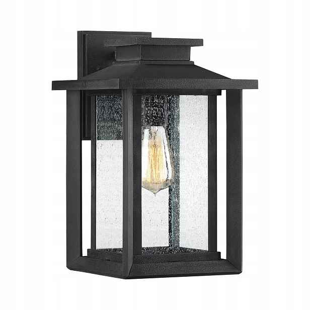 Venkovní nástěnná lampa černá E27 60W Wakefield Quoizel