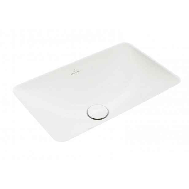 Villeroy & Boch Loop&Friends - Umyvadlo vestavné, 62x38 cm, bez přepadu, CeramicPlus, alpská bílá 4A5801R1