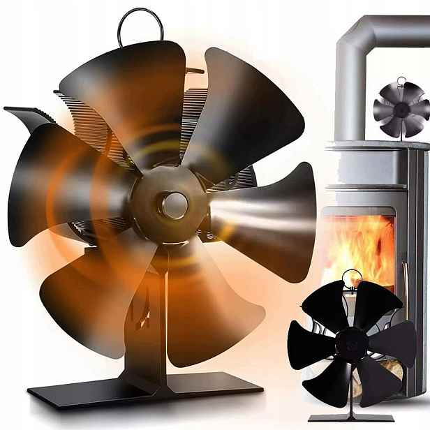 Termoelektrický Krbový Ventilátor Napájený Teplem, Krbový Ventilátor