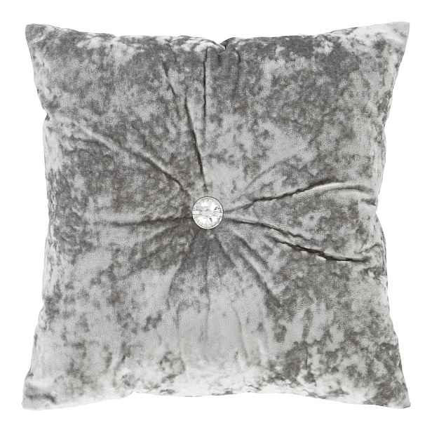 Dekorační polštář 45x45 cm Crushed Velvet Diamante – Catherine Lansfield