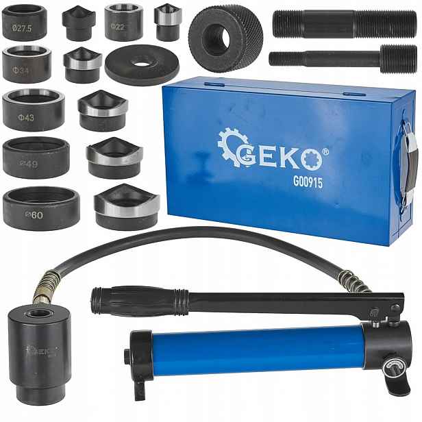Hydraulický Vyřezávač Otvorů V Plechu Pražská Korunkový Vrták 22-60 MM 10T