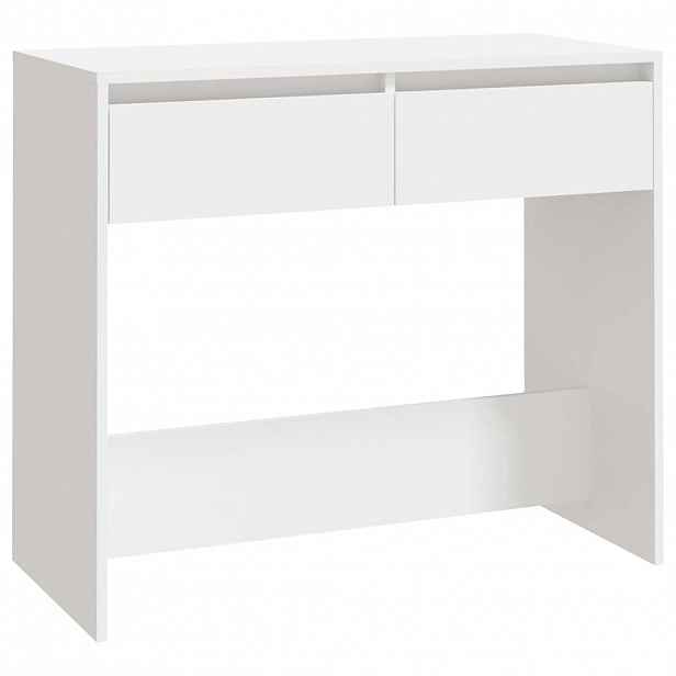 vidaXL Konzolový stolek bílý 89 x 41 x 76,5 cm kompozitní dřevo