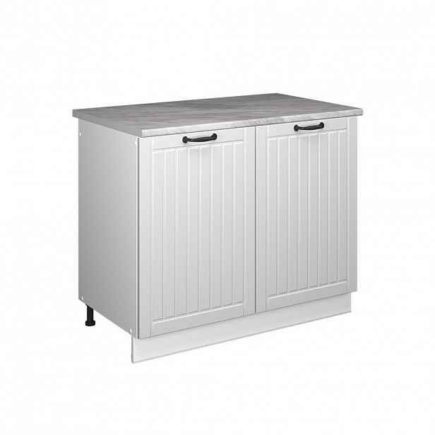 Vicco SKŘÍŇKA POD DŘEZ Fame-Line, Bílý venkovský dům/Bílá, 100 cm, PD Mramor