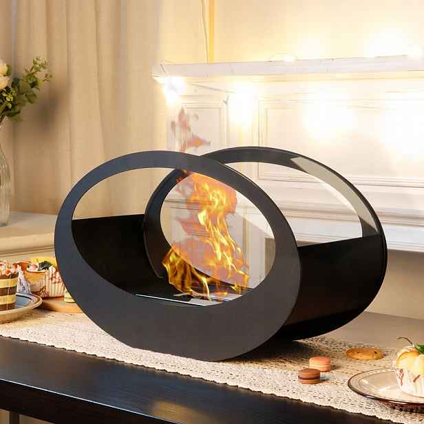 Biokrb Volně Stojící Hamper Černý Tornado Flame