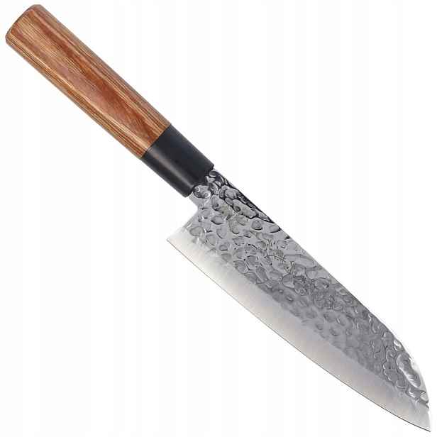 Nůž Tsubazo Santoku Pakka Wood, Tsuchime Daido 1K6 (340218)