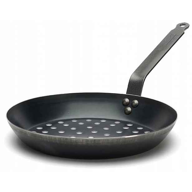 Perforovaná pánev na zeleniny #outdoor, průměr 28 cm De Buyer