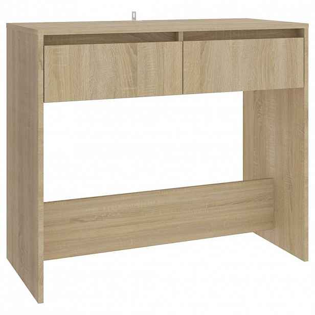 vidaXL Konzolový stolek dub sonoma 89 x 41 x 76,5 cm kompozitní dřevo