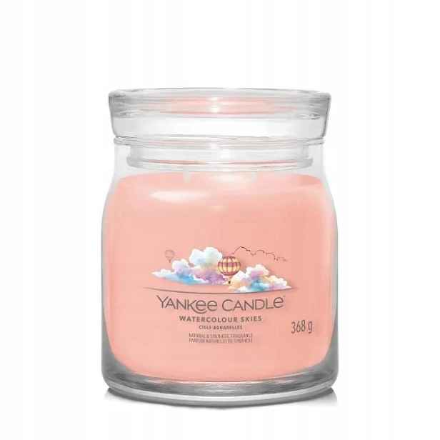 Yankee Candle Signature Medium Jar Watercolour Skies střední svíčka 368 g
