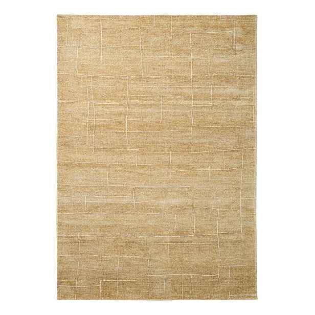 Ručně tkaný koberec v hořčicové barvě 160x230 cm Eloda – Kave Home