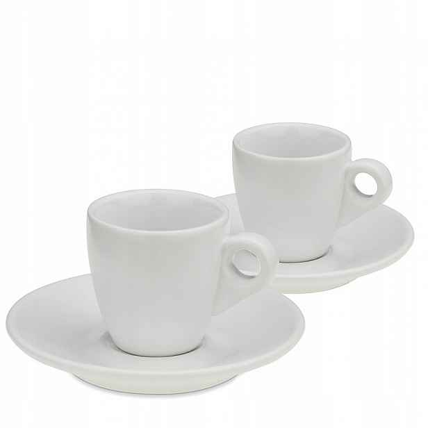 Šálky Kela Mattia na espresso s podšálky, 2ks