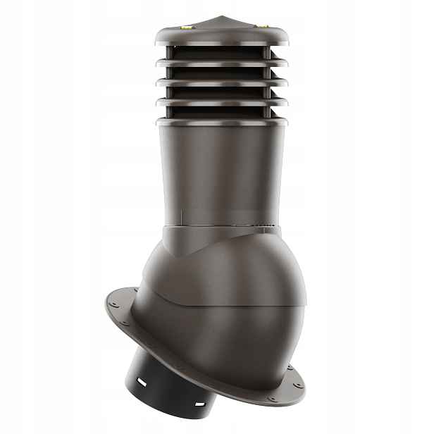 Větrací komín nezateplený Smart fi150 s plochými krytinami Bronz 8019