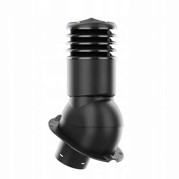 Větrací komín Smartline profil M fi 150 mm, zateplený, černý