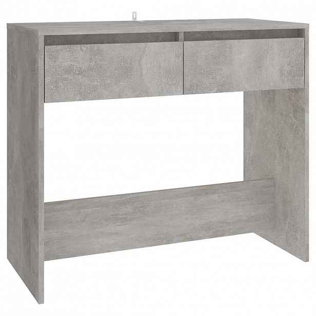 vidaXL Konzolový stolek betonově šedý 89x41x76,5 cm kompozitní dřevo