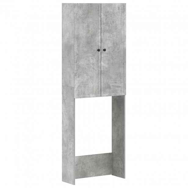 vidaXL Toaletní skříňka EDE Betonově šedá 66 x 25,5 x 190 cm