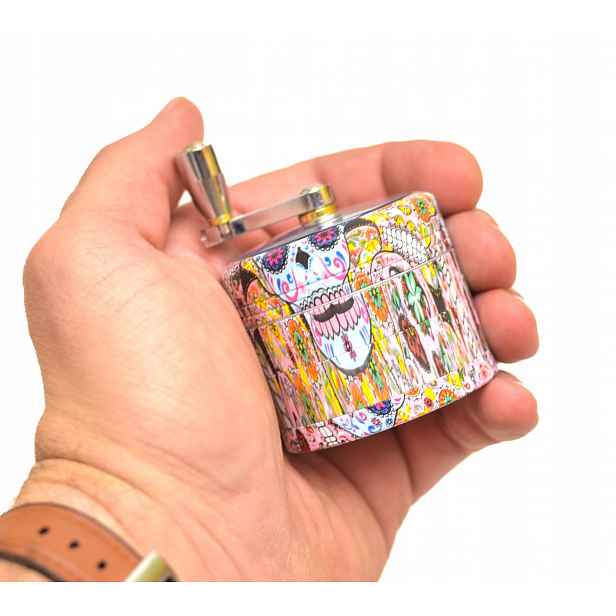 Mlýnek Grinder Cannabis Korbka 4DÍLNÝ Thc Cbd