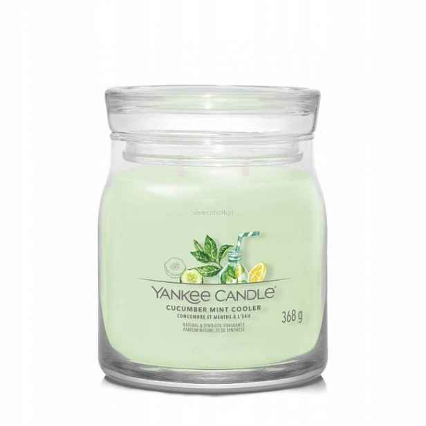 Cucumber Mint Cooler Yankee Candle střední svíčka