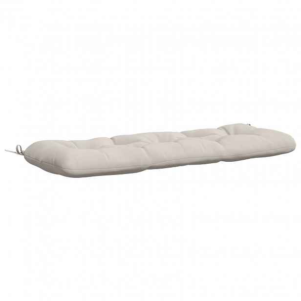 vidaXL Polštář na lavici VIANEN 100% polyester Bílá 100 x 40 x 12 cm