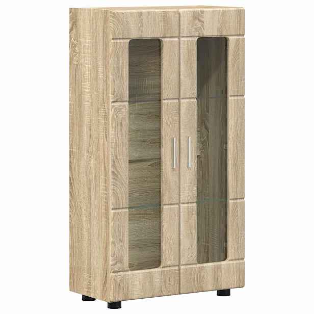 vidaXL Servírovací skříň FLORIN 55,5 x 29 x 100 cm Sonoma dub