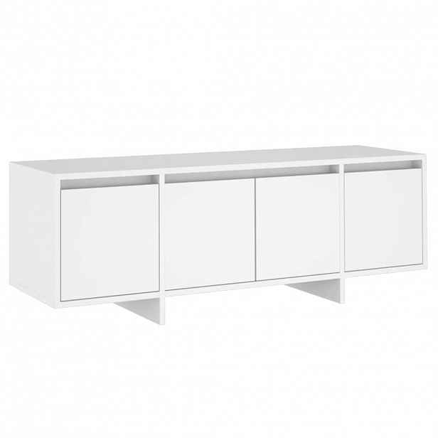 vidaXL TV skříňka bílá 120 x 30 x 40,5 cm kompozitní dřevo