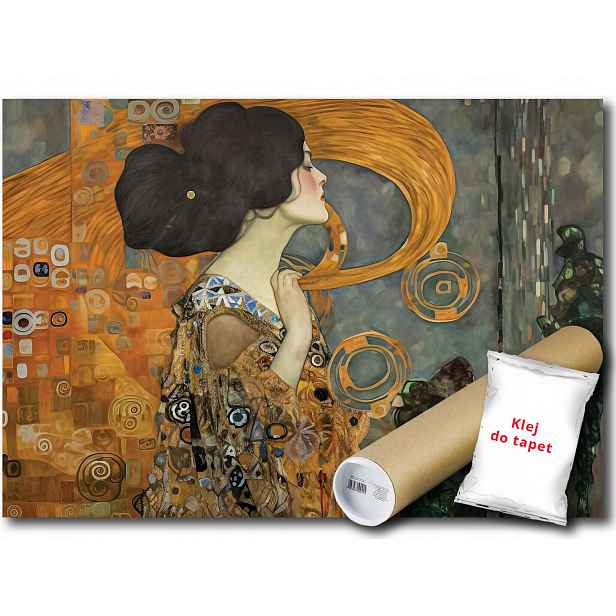Vinylová Fototapeta Portrét Klimt Styl 254x184