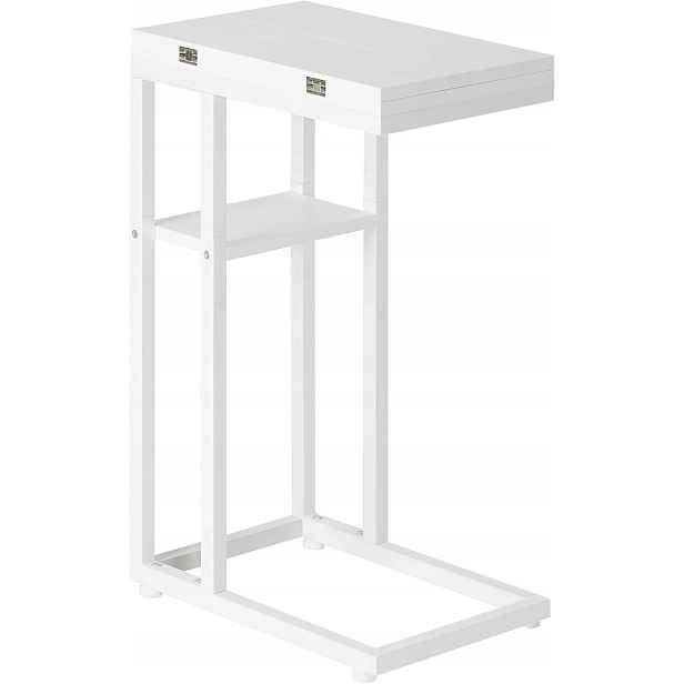 Boční stolek ve tvaru písmene Minimalistický Kávový Ideální vedle pohovky