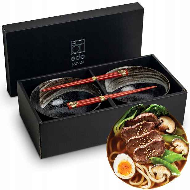 Sada keramiky Udon s perličkami Ansen 17 cm na polévku Udon