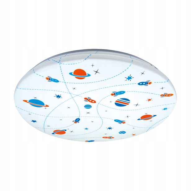 Stropní Svítidlo moderní dětský Led 20W Ø33.5 cm IP44 Struhm
