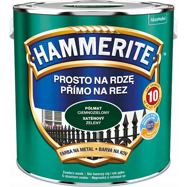 Hammerite Barva Na Rez 2,5 L Tmavě Zelená Polomatná