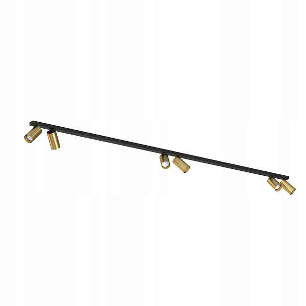Lampa Nowodvorski Mono 7785 Led černá, mosaz, 6xGU10, 10W