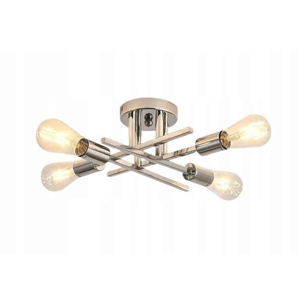Shein Stropní Závěsná Lampa Stříbrná L_C