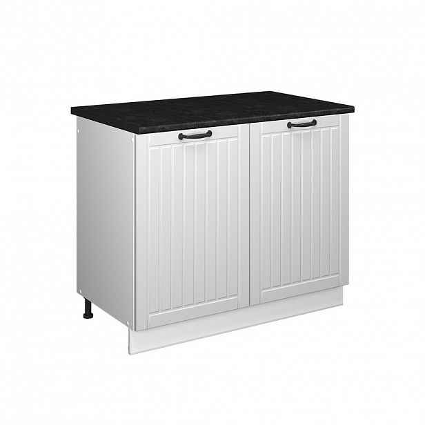 Vicco SKŘÍŇKA POD DŘEZ Fame-Line, Bílý venkovský dům/Bílá, 100 cm, PD Antracit