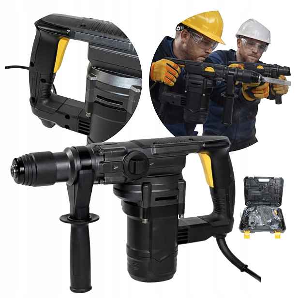 Příklepová Vrtačka Sds Síťová 1050 W 4 J Šestihranná pro kování