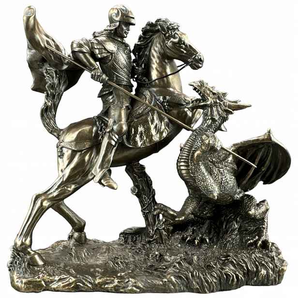 socha figurka Svatý Jiří Zabiják Draků Veronese WU78076A1