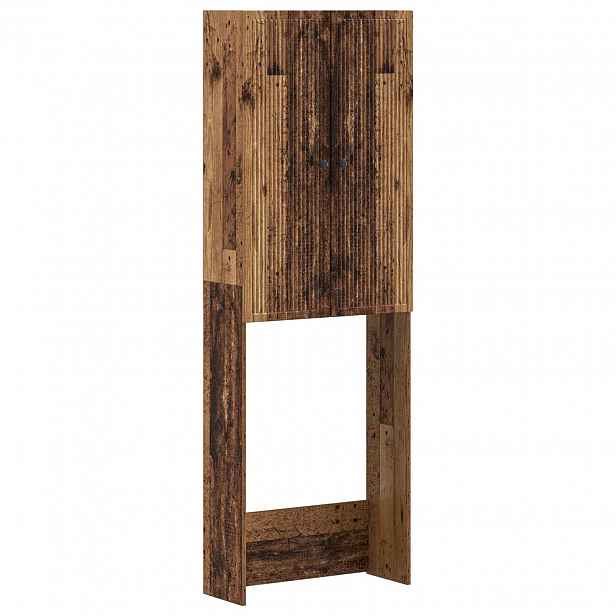 vidaXL Toaletní skříňka EDE Staré dřevo 66 x 25,5 x 190 cm