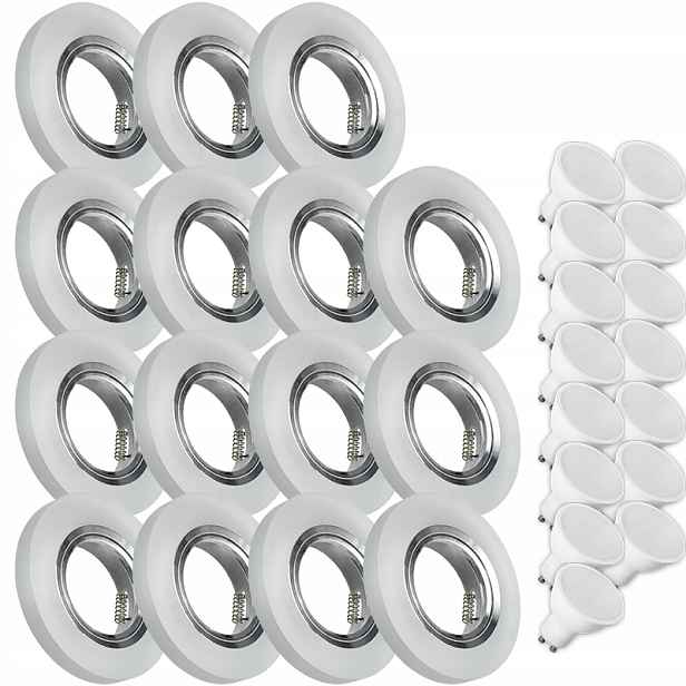 15X Skleněná Lampička Moderní Kulaté Stropní Svítidlo Kolo Silné Sklo Námraza Led Žárovka 5W