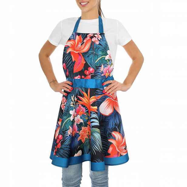 (hs) Nitly Paradise Blue Zástěra Šaty Originál