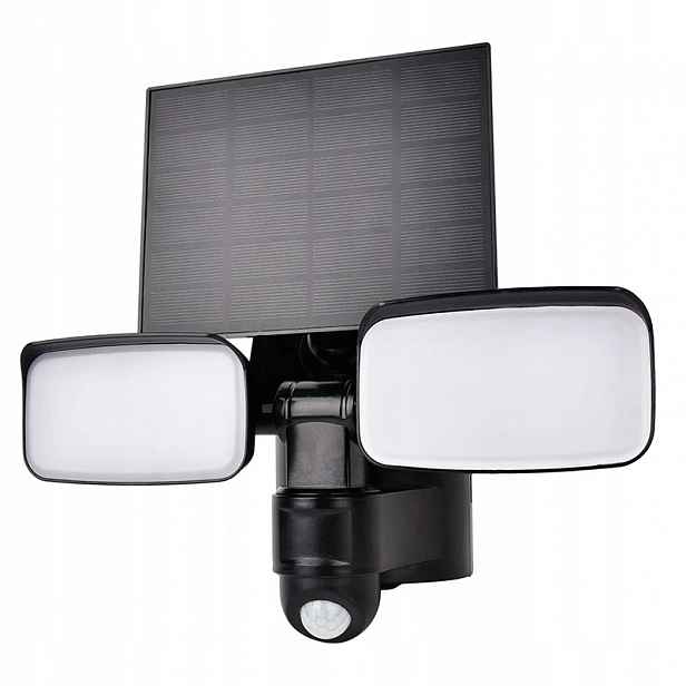 Led solární osvětlení se senzorem 9W 850lm 4000K Li-Ion IP54