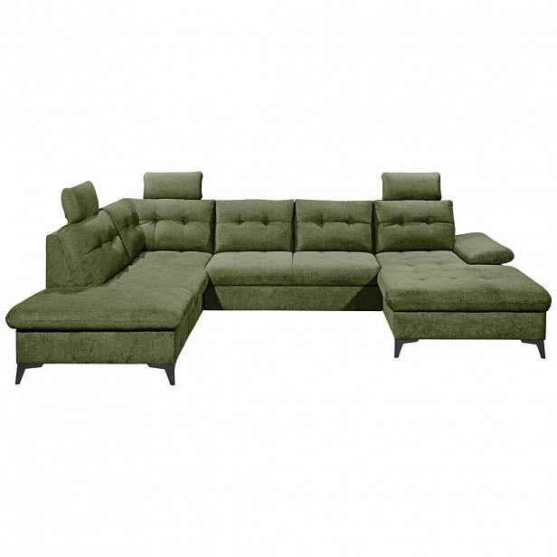 MID.YOU SEDACÍ SOUPRAVA, textil, olivově zelená