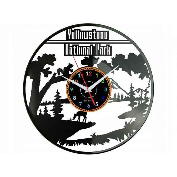 Yellowstone National Park Nápad na Dárek Nástěnná Dekorace z vinylové desky