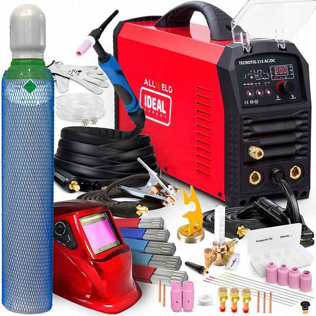 Invertorová Svářečka Ideal Tecno Tig 215 Ac DC Puls Mma 230V 200A
