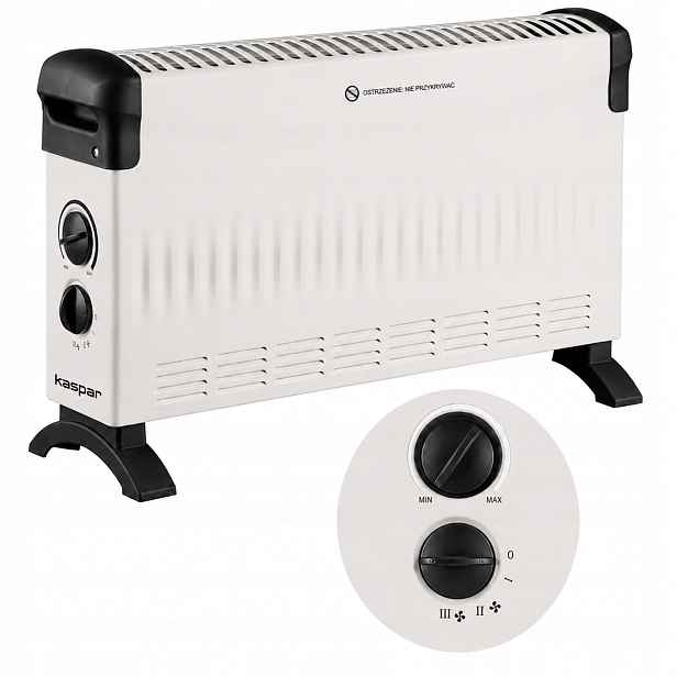 Elektrický Konvektorový Ohřívač 2000 W, Energeticky Úsporný Termostat