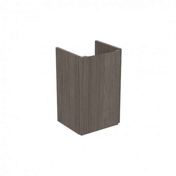 Ideal Standard Finesse - Umyvadlová skříňka 35x31x55 cm, 1 dvířka, panty vlevo, Dark Elm E3449UR