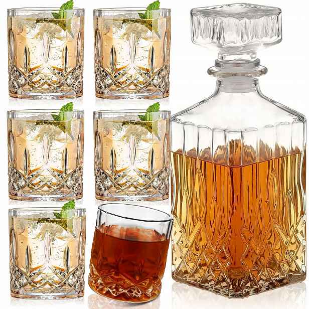 Karafa 6 Skleniček Na Whisky Sada Na Whisky Dárek Pro Chlapa K Narozeninám