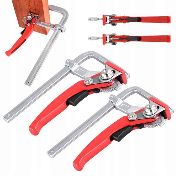 Svorka Na Dřevo Rapid Track Saw Clamp S Chrastítkem 2 Ks Pro Stůl Mft