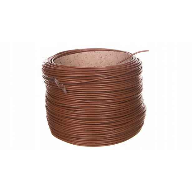 Kabel kulatý, lanko, instalační LgY Eltrim 1 mm x 100 m hnědý