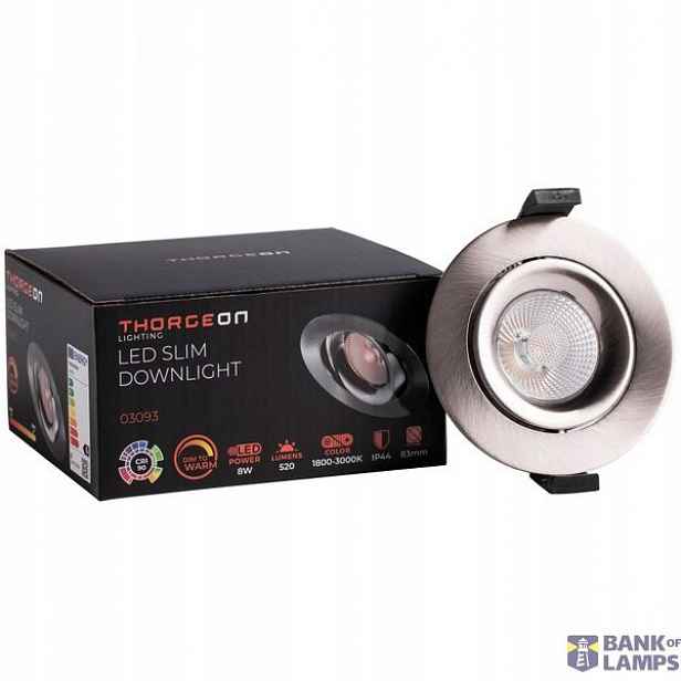 Thorgeon Led zápustné svítidlo 8W 520 lm IP44 03093