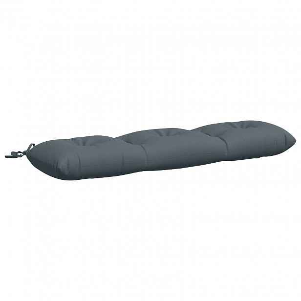 vidaXL Polštář na lavici VIANEN 100% polyester Modrá 110 x 30 x 12 cm