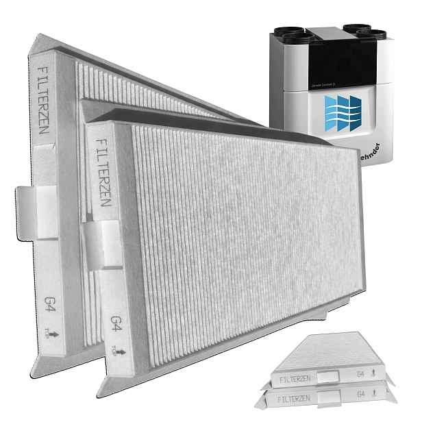 2x hrubé filtry Zehnder ComfoAir Q350 Q450 Q600 G4/G4 Iso