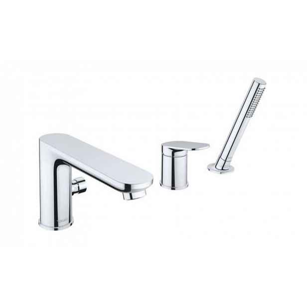 Duravit Wave - Baterie na okraj vany, 3-otvorová instalace, chrom WA5260000010