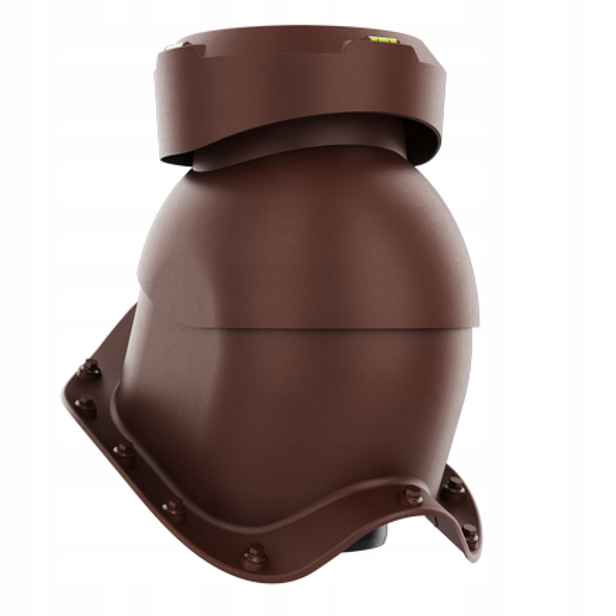 Krbový kanalizační ventilátor fi110 pro vlnitou desku Bronz 8017